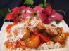 Skillet Chicken Mozzarella. Recipe by MarthaStewartWanabe