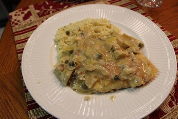 Parmesan Crusted Tilapia With Lemon Caper Sauce. Photo by graygal_2051449