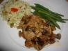 Pork Cutlets With Normandy-Style Mushroom and Applesauce