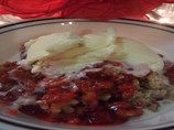 Microwave Cherry Crisp