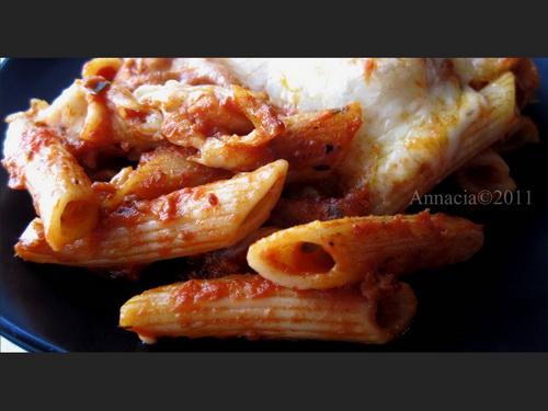 Baked Penne Pasta Casserole. Photo by Annacia