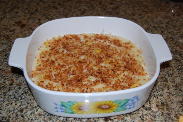 Maja Blanca (Filipino White Pudding). Photo by Chef #909333
