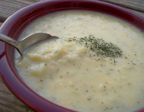 Cheesy Cauliflower Soup. Photo by *Parsley*