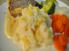 Mashed Potatoes With Corn & Cheese