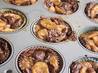 Chocolate-Banana Bread Puddings. Recipe by Ewalla