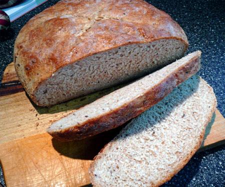 Rye Bread for the Bread Machine. Photo by Mikekey