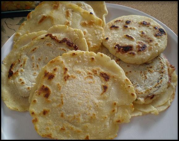 Authentic Salvadorean Pupusas. Photo by Sandi (From CA)