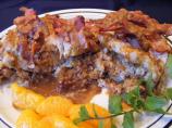 Herb Stuffed Pork Tenderloin With White Wine Gravy