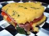 Baked Stuffed Polenta (Reduced and Lightened)