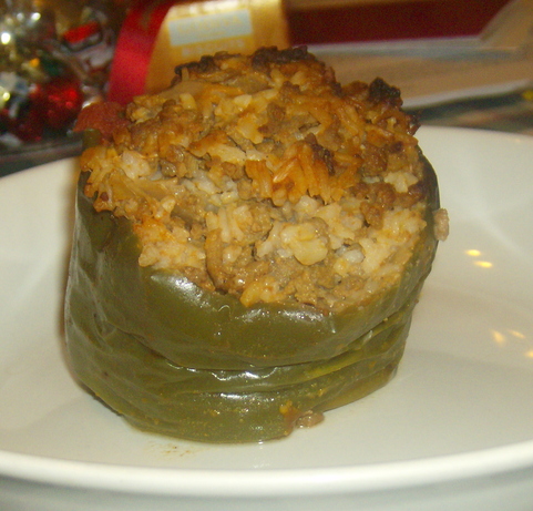 Crock Pot Stuffed Bell Peppers. Photo by Marie Nixon