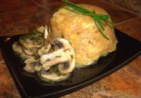 Corn Custard With Herbed Mushrooms (Microwave)