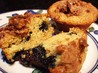 Blueberry Almond Farina Muffins. Recipe by Maito