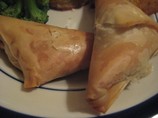 Vegan Spanakopita Triangles