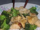 Chicken With Broccoli and Garlic Sauce (5 Points)