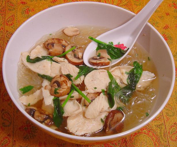 Easy Thai Chicken Noodle Soup. Photo by :(