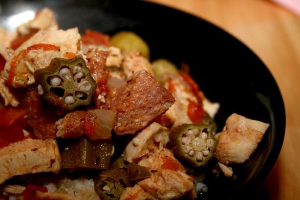 Chicken Sausage Gumbo. Photo by CandyTX
