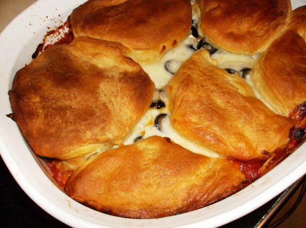 Upside-Down Pizza Casserole. Photo by mersaydees