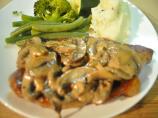 Steaks in Mushroom Cream Sauce