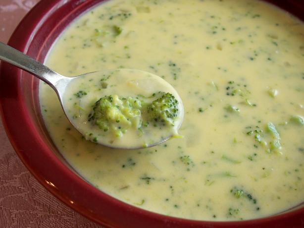 Cheesy Broccoli Soup. Photo by *Parsley*