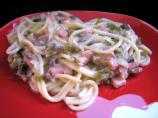 Ham & Swiss Cheese Linguine