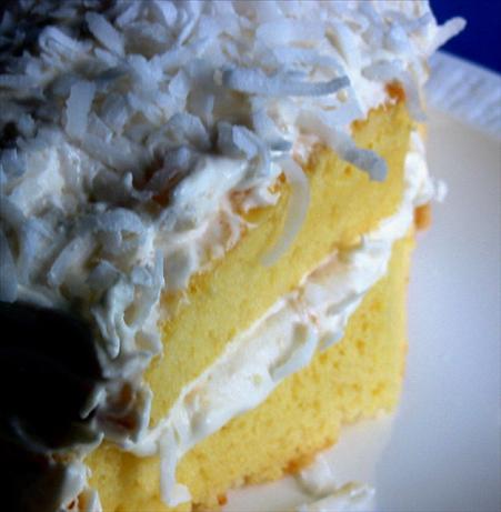 Bacardi Pina Colada Cake. Photo by Caroline Cooks