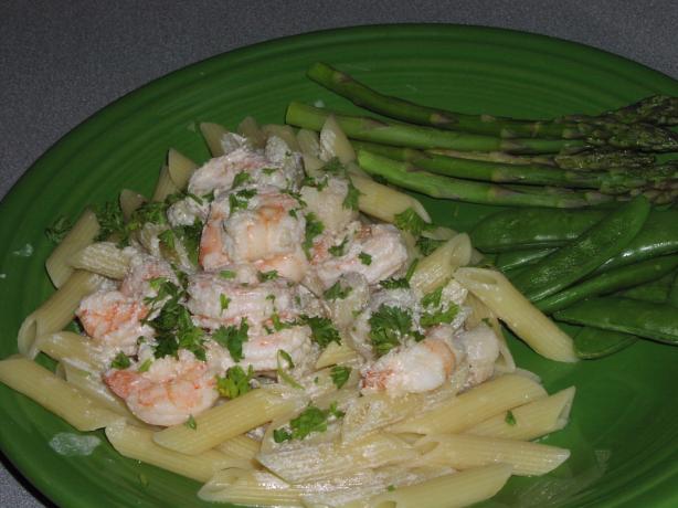 Seafood in Lemon Cream Sauce. Photo by TeresaS
