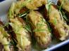 Cheese and Onion Stuffed Sausages