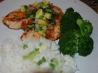 Spicy Tilapia With Pineapple-Pepper Relish. Recipe by Manami