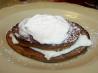 Ginger Pancakes With Lemon Cream Cheese Topping. Recipe by Ppaperdoll