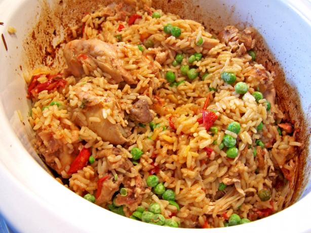 Slow Cooker Arroz Con Pollo. Photo by Rita~