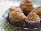 Sour Cream Rhubarb Muffins