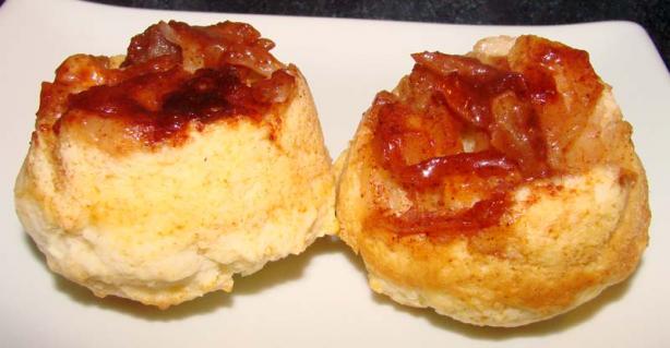 Upside Down Apple Cinnamon Muffins. Photo by Boomette
