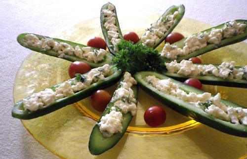 Stuffed Cucumbers. Photo by Bergy