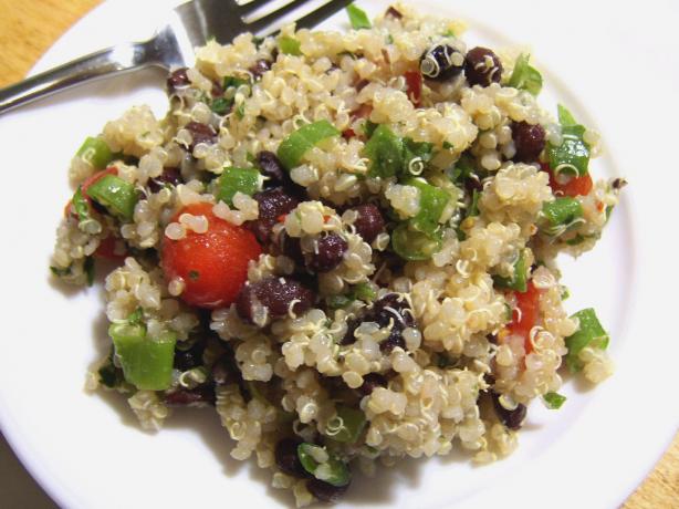 Quinoa and Black Bean Salad. Photo by Lady Danio