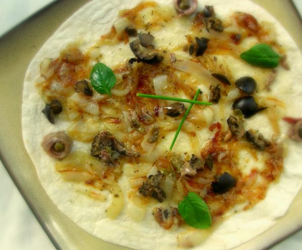 Pizza Topping: Pissaladiere. Photo by Andi of Longmeadow Farm