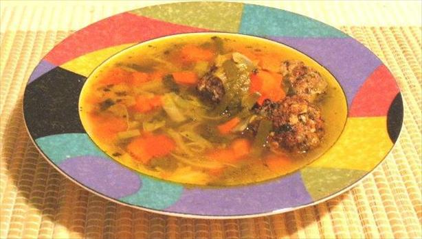 Turkey Albondigas Soup. Photo by Happy Hobbit