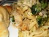 Chicken and Broccoli Fettuccini Bake. Recipe by Chef I'm Not!