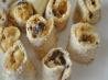 Peanut Butter, Banana and Sultanas Sandwiches or Pinwheel Style