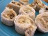 Peanut Butter, Banana and Sultanas Sandwiches or Pinwheel Style