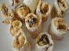Peanut Butter, Banana and Sultanas Sandwiches or Pinwheel Style