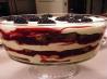 Gingerbread & Lemon Curd Trifle W/ Blackberry Sauce. Recipe by Tigerlillyblu