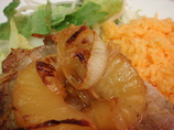 Smoked Pork Chops With Pineapple. Photo by Kitty Kat Cook