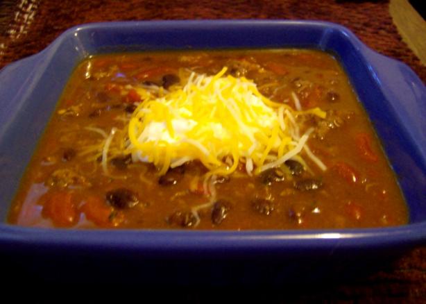 Easy Taco Soup. Photo by Nasseh