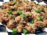 Panko Stuffed Mushrooms - Asian Style