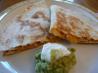 Crunchy-Gooey Chicken Quesadillas