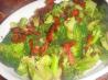 Broccoli With Balsamic-Bacon Vinaigrette Sauce. Recipe by Chef Kate