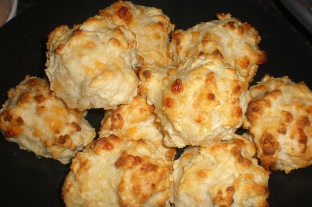 Cheddar-Garlic Biscuits. Photo by Rollin in the Dough!