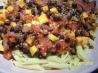 Penne Pasta With Black Beans and Mango. Recipe by AmandaInOz