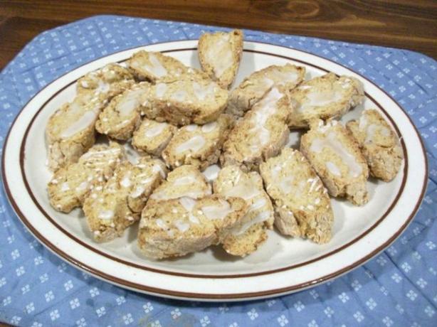Lemon Biscotti With Lemon Drizzle. Photo by 2Bleu