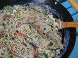 Herb Cream on Soba Pasta